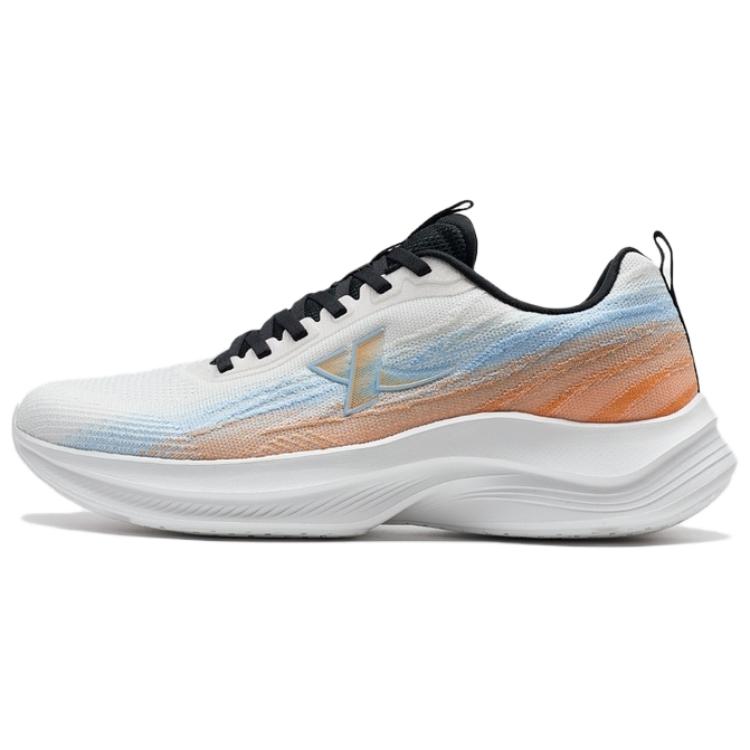 XTEP Breathable And Resilient Low top Running Shoes Men’s White Blue Orange