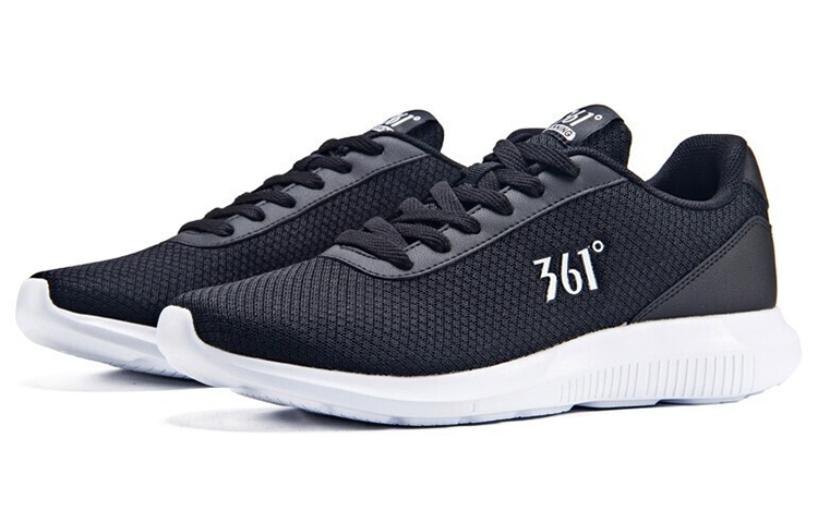 361° Cushioning Low top Running Shoes Men’s Black White