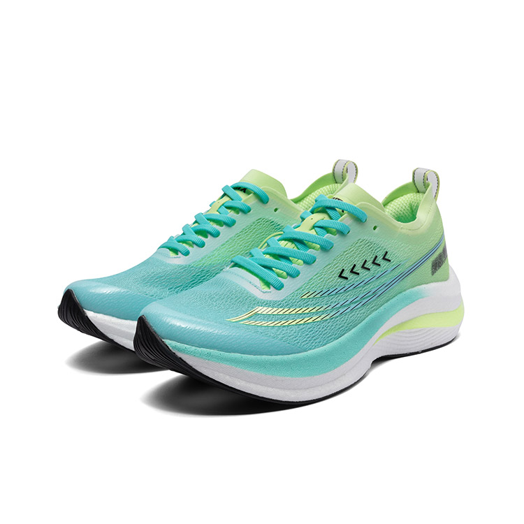 LPMX Running Shoes Men’s Low Top Light Moon Blue Lime Green