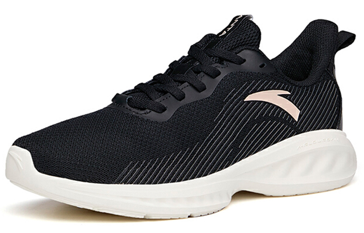 Anta Running Collection Comfortable Breathable Abrasion Resistant Slip Resistant Low top Running Shoes Women’s Black