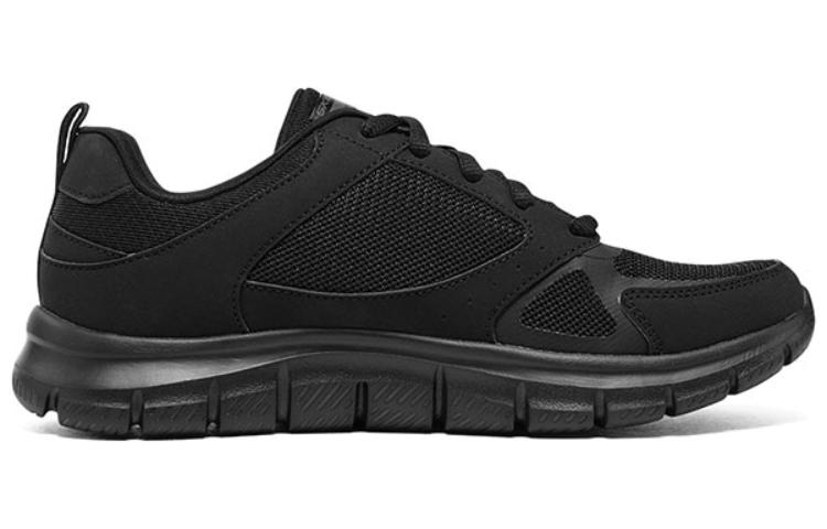 Skechers TRACK Fabric Cushioning Low top Casual Running Shoes Women’s Black