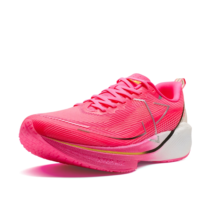 XTEP 360X Running Shoes Men’s Low Top Neon Charm Red/Comet Blue