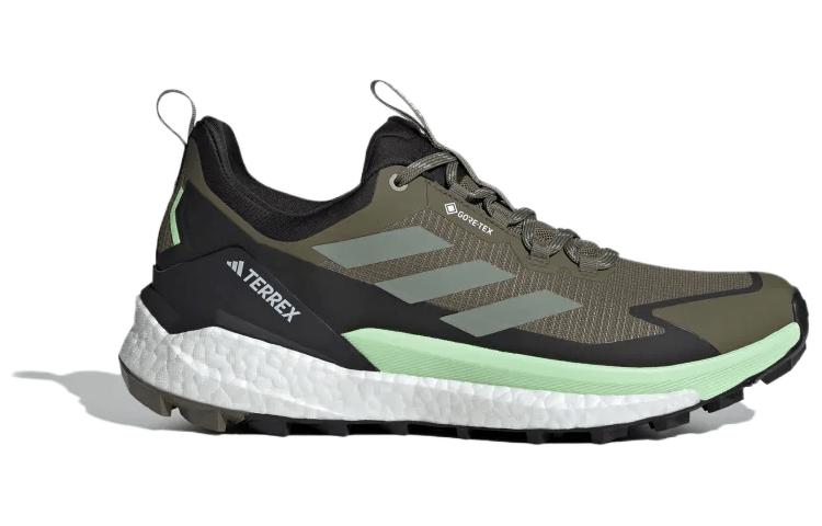 Adidas Terrex Free Hiker 2.0 Low Gore Tex Olive Strata Silver Green Core Black