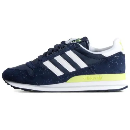 Adidas Originals ZX 500 Slip Resistant Abrasion Resistant Low top Running Shoes Women's Blue