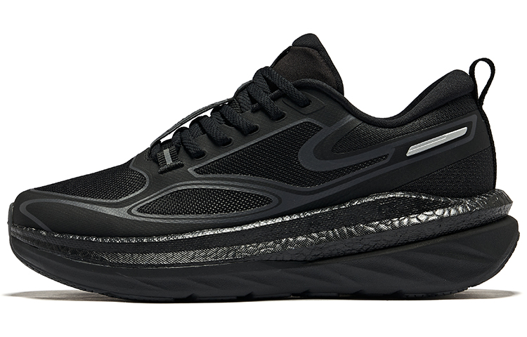Erke Cushioning Abrasion Resistant Cushioning, Wear Resistant Low top Running Shoes Women’s Jet Black Carbon Gray