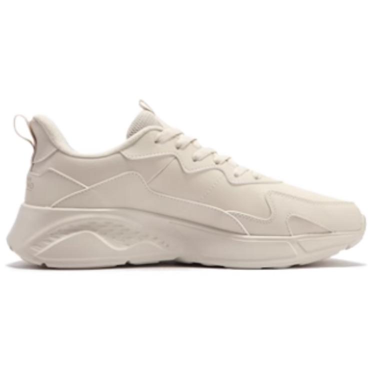 361° Comfortable And Trendy Slip Resistant Abrasion Resistant Low top Running Shoes Men’s Beige Yellow