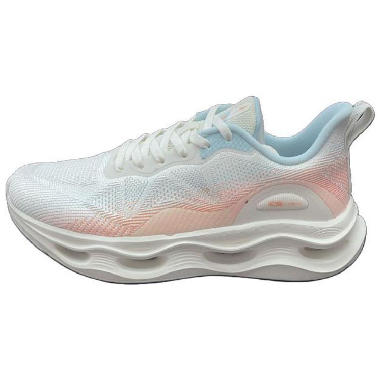Erke Breathable And Lightweight Low top Casual Running Shoes Women’s White Blue