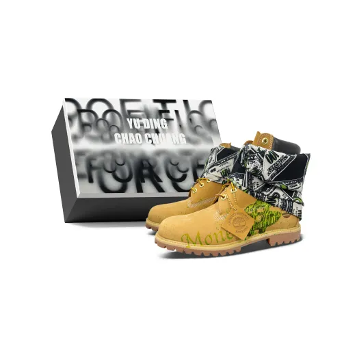 Timberland Short Outdoor Boots Low Heel Men's Yellow