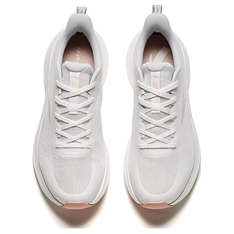 Anta Cushioning Slip Resistant Low top Running Shoes Women’s White Gray