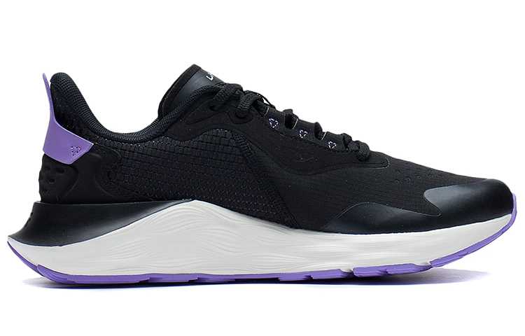 Li Ning Yufeng Reflective Cushioning Rebound Low top Running Shoes Women’s Black