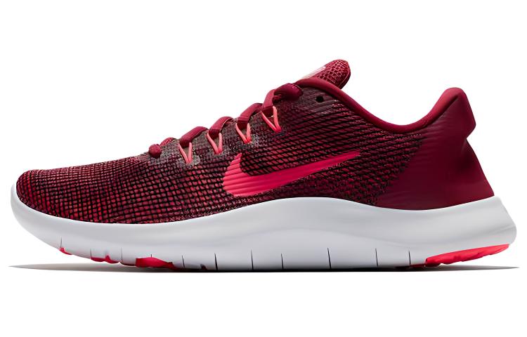 Женские кроссовки Nike Flex 2018 RN (красно-белые) — фото 1