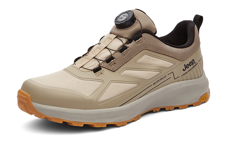 Jeep TPU Low top Trail Running Shoes Men’s Beige Brown