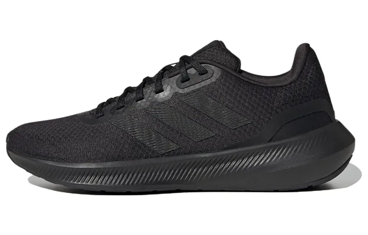 Adidas Runfalcon 3.0 Fabric Cushioning Slip Resistant Abrasion Resistant Low top Running Shoes Women's Black