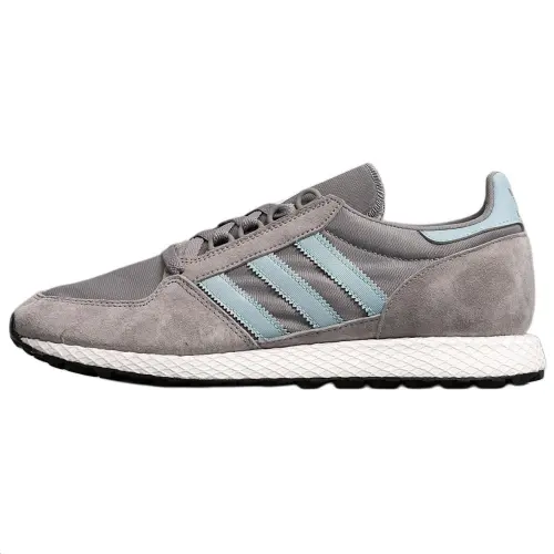 Adidas Originals Forest Grove Slip Resistant Abrasion Resistant Low top Running Shoes Men's Gray