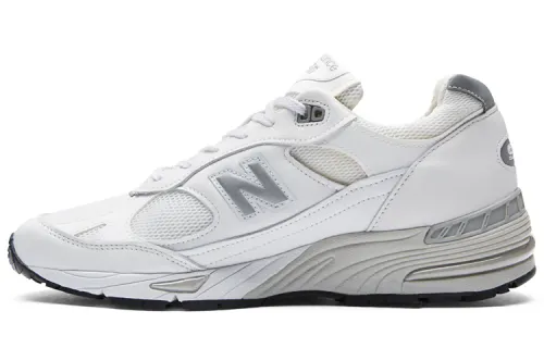 New Balance 991 MiUK White Silver