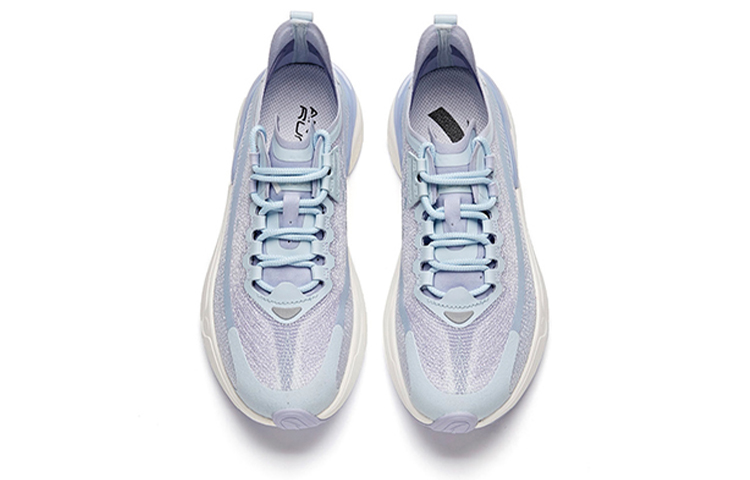 Anta Optimal Speed Sports Breathable Cushioning Abrasion Resistant Low top Running Shoes Women’s Blue Purple
