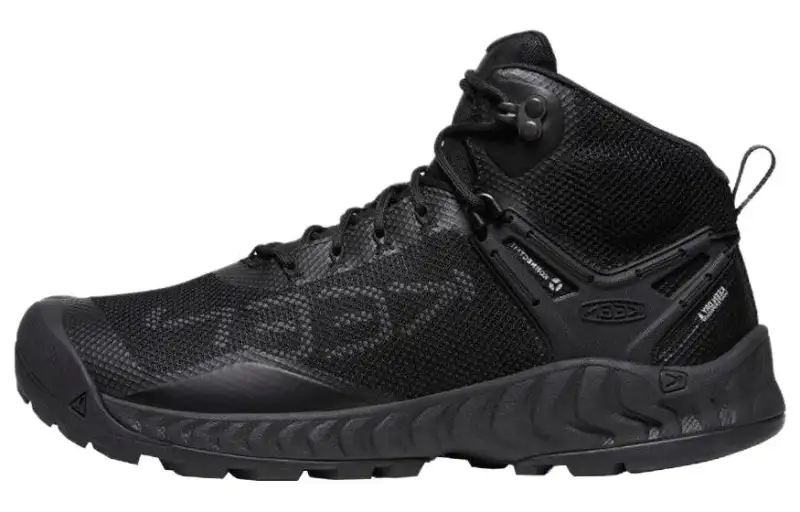 Keen NXIS EVO Cushioning, Wear Resistant Mid top Outdoor Shoes Men's Black