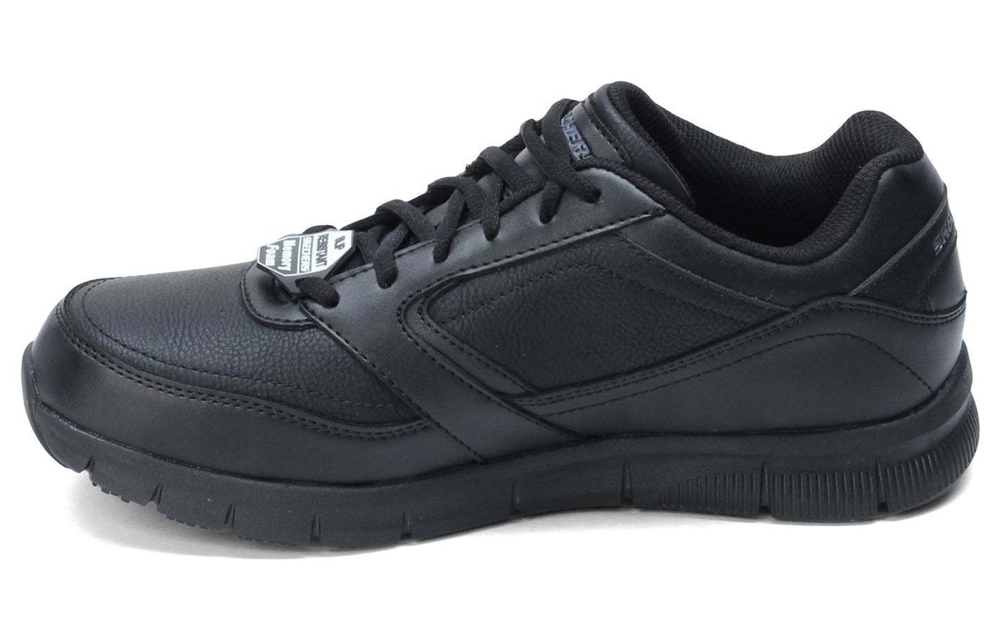 Skechers Comfortable Abrasion Resistant Low top Running Shoes Men’s Black