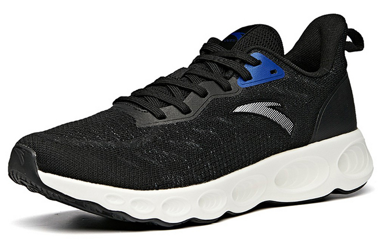 Anta Mesh, Textile Cushioning Slip Resistant Abrasion Resistant Breathable Lightweight Low top Running Shoes Men’s