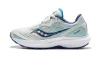 Saucony Cohesion 16 Cushioning Slip Resistant Low top Running Shoes Women's Gray Blue