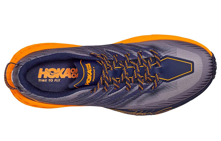 HOKA ONE ONE Speedgoat 4 Black Iris Marigold