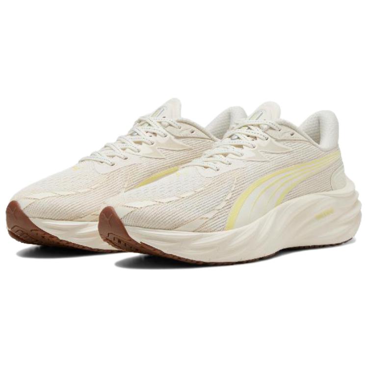 PUMA Velocity NITRO 4 Abrasion Resistant Low top Casual Running Shoes Men’s Ecru