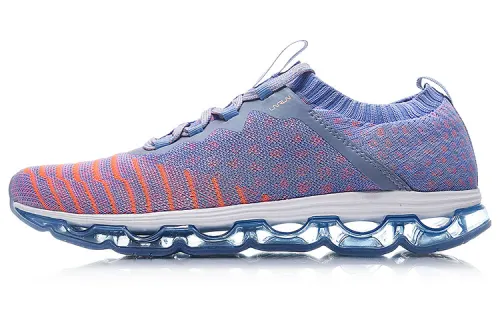 LiNing Yaoying Cushioned Anti-Slip Wear-Resistant Breathable Lightweight Low-Top Running Shoes Women's Blue Orange