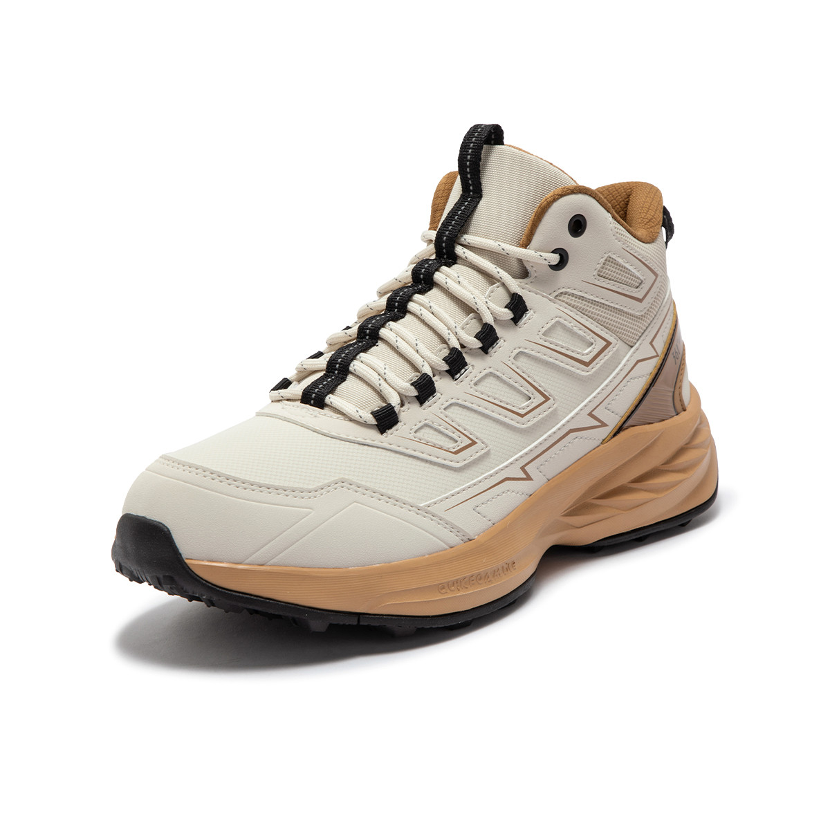 361° Abrasion Resistant Thermal Mid top Casual Running Shoes Men’s Beige Brown