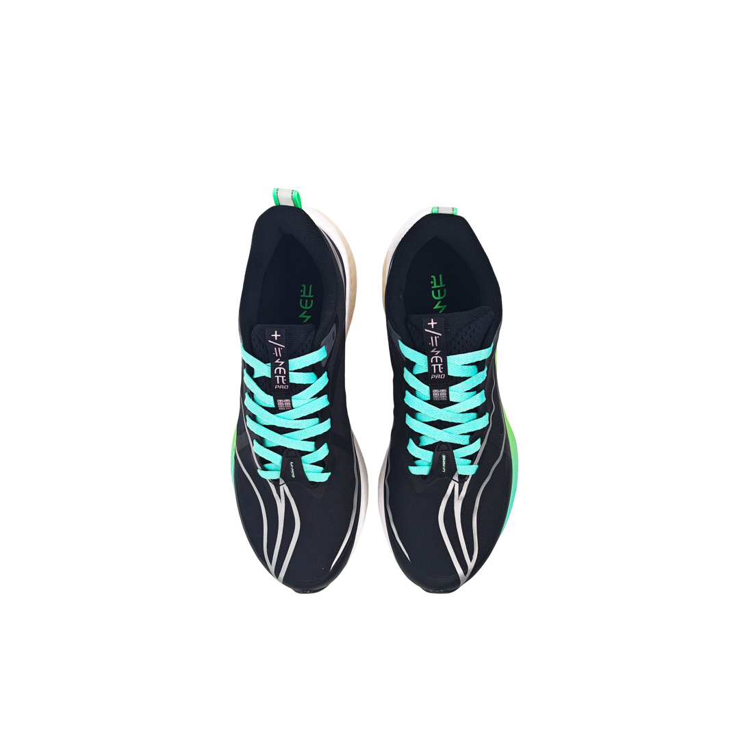 Li Ning Red Hare 7 Pro Cushioning Slip Resistant Abrasion Resistant Low top Training Running Shoes Unisex Black Yellow