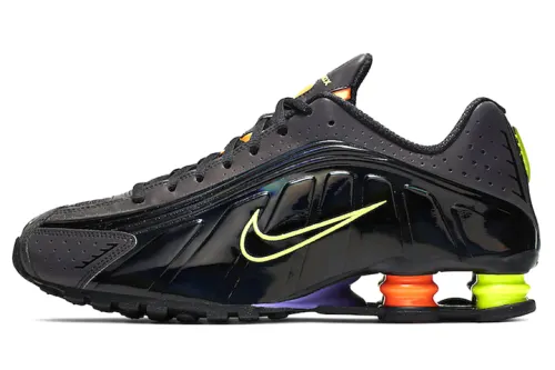 Nike Shox R4 Gel Black Neon