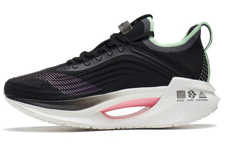 Li Ning Shadow Essential Slip Resistant And Breathable Low top Running Shoes Women's Black