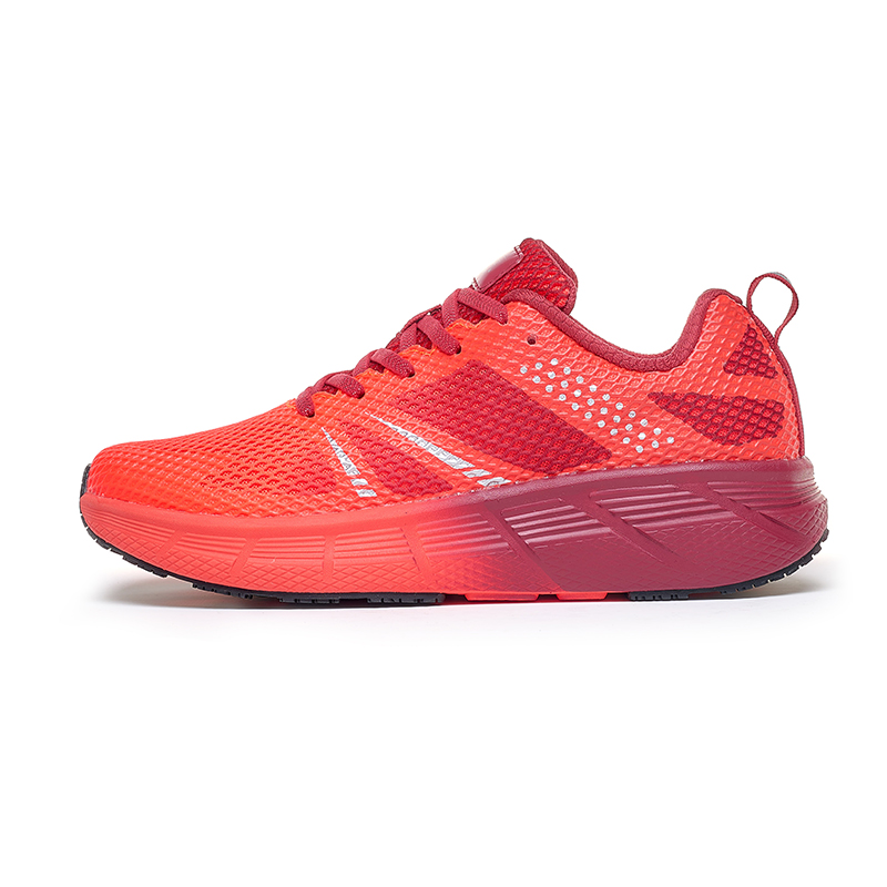 TREEPERI Running Shoes Unisex Low Top Dark Red