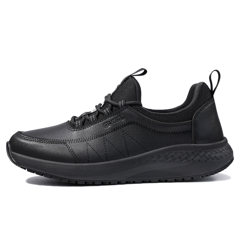 LANOUDUN Cushioning Slip Resistant Low top Outdoor Shoes Unisex Black