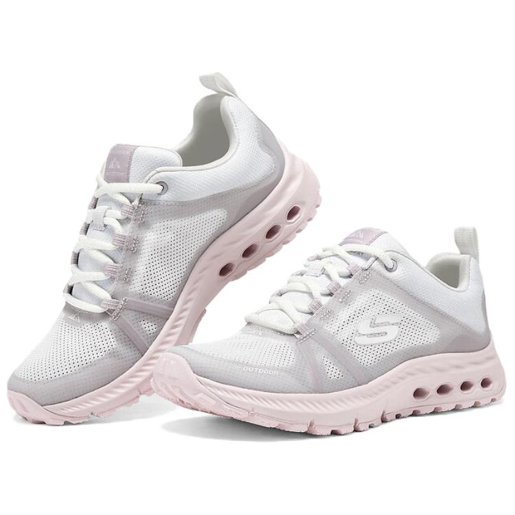 Skechers OUTDOOR Cushioning Rebound Low top Outdoor Shoes Women’s Gray Pink