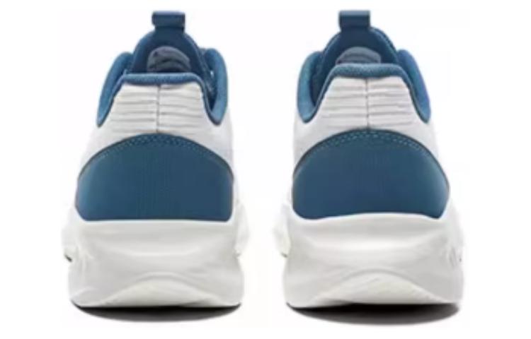 QIAODAN Abrasion Resistant Breathable Low top Running Shoes Men’s White Blue