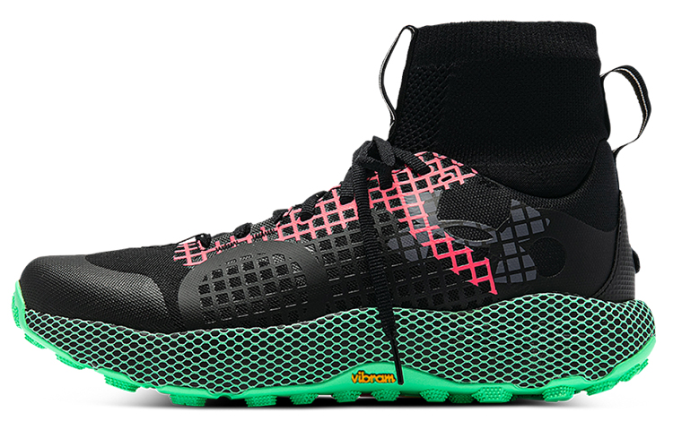 Мужские кроссовки Under Armour HOVR Dark Sky Ridge Trek Trail (черно-зеленые)