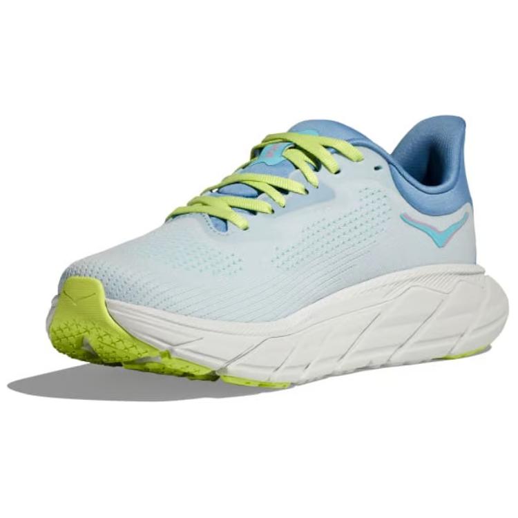 HOKA ONE ONE Arahi 7 Cushioning, Wear Resistant Low top Trail Running Casual Running Shoes Women’s White Blue