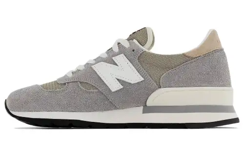 New Balance NB 990 V1 retro comfortable suede fabric two-layer suede low-top casual urban commuting running shoes men's gray