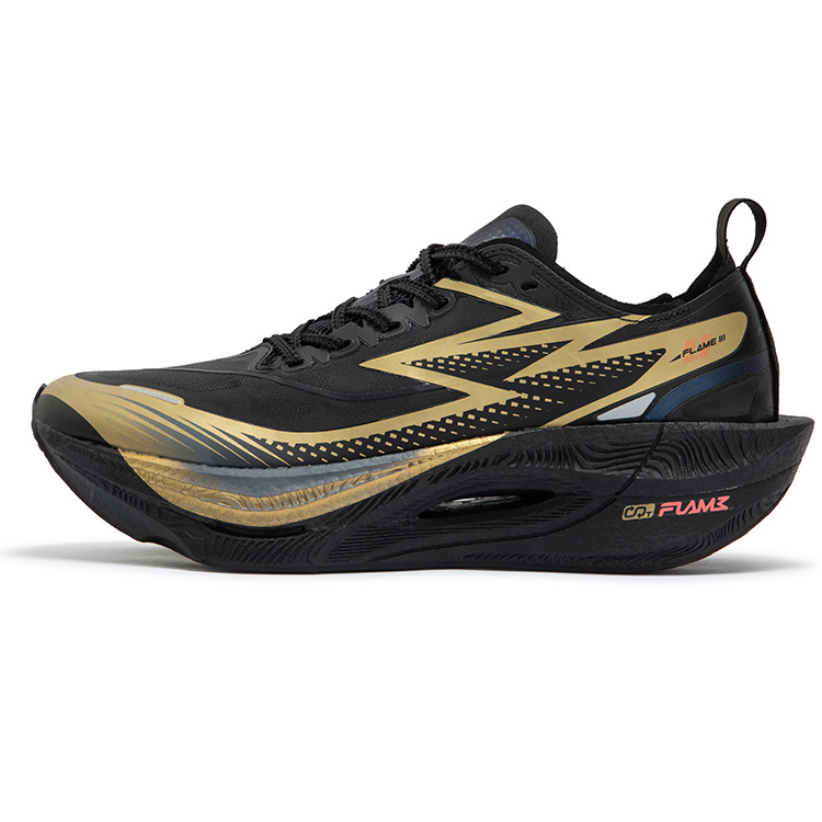 361° Low top Running Shoes Unisex Black Gold