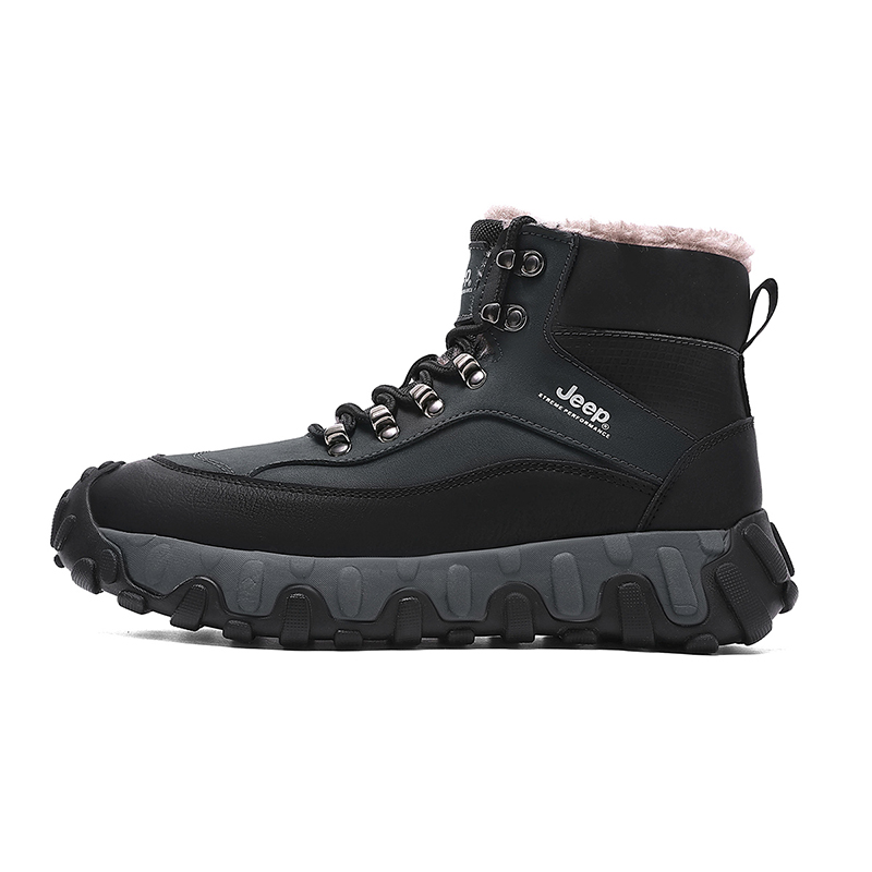 Jeep Comfortable, Versatile, Casual, Fleece Lined Thermal High top Outdoor Shoes Men’s