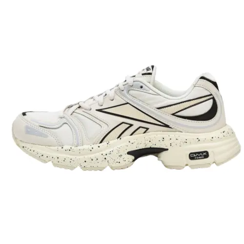 Reebok Premier Road Plus 6 Cushioning, Wear Resistant Low top Casual Running Shoes Unisex Beige Black