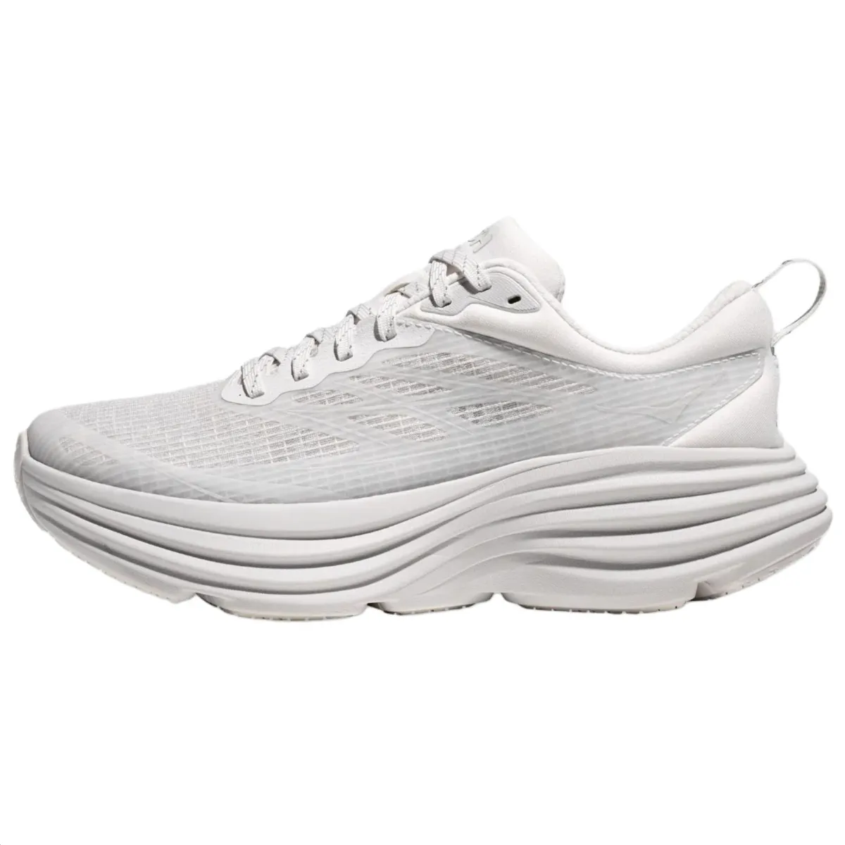 Hoka Bondi 8 Caged 'White Cosmic Grey'