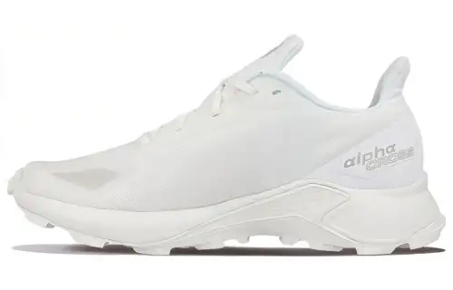 SALOMON Alphacross Blast Slip Resistant Abrasion Resistant Low top Outdoor Shoes Men's White
