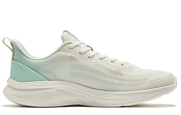 Erke Cushioning Breathable Cushioning Breathable Low top Running Shoes Men’s Microcrystal White Jade Stone Green