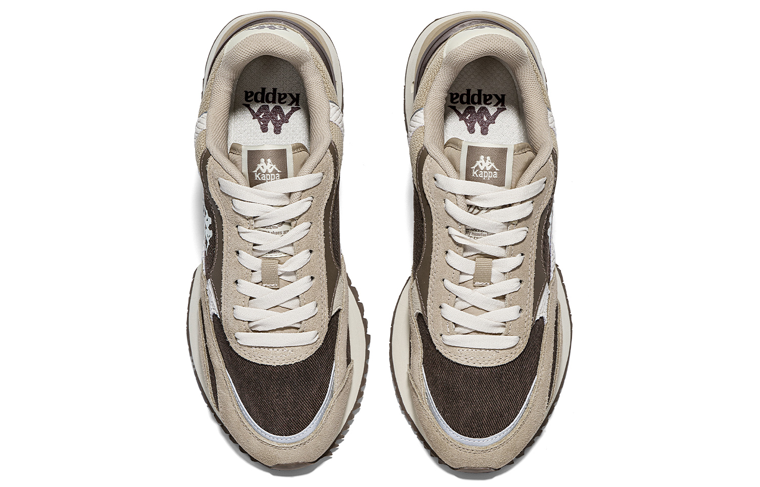 Kappa Slip Resistant Abrasion Resistant Low top Running Shoes Unisex Khaki