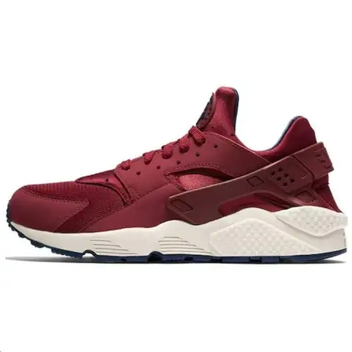 Nike Air Huarache Run Cushioning, Wear Resistant Low top Running Shoes Unisex Red