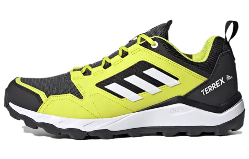 Adidas Terrex Agravic Sports Fabric Breathable Low top Casual Running Shoes Men's Gray Yellow White