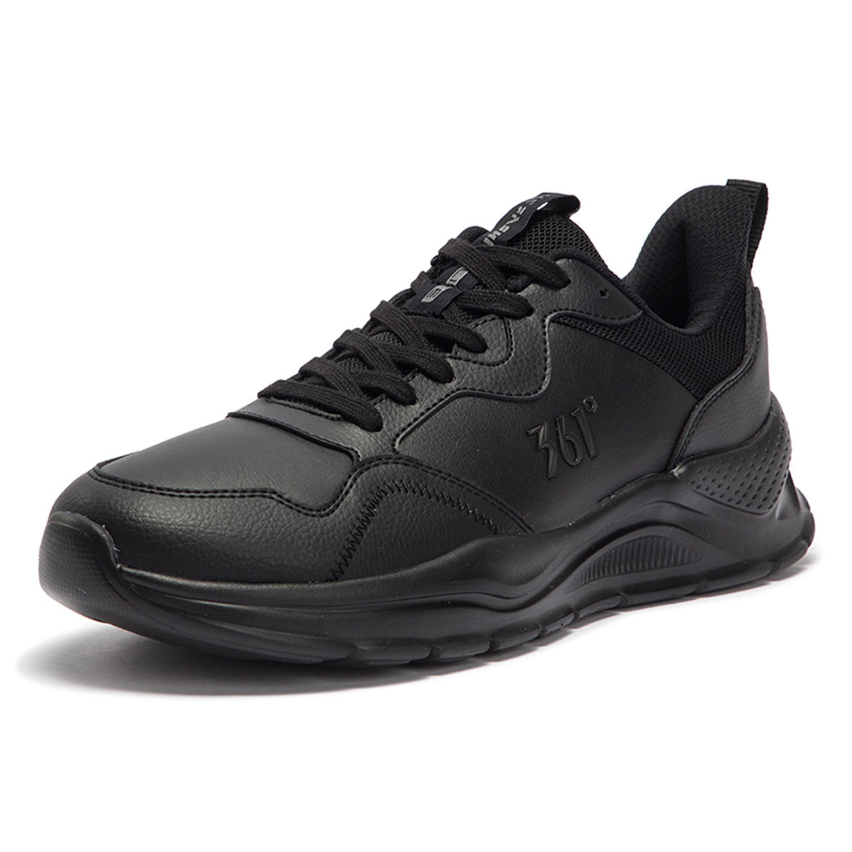 361° Vintage Cushioning Abrasion Resistant Lightweight Low top Casual Running Shoes Men’s Obsidian Black