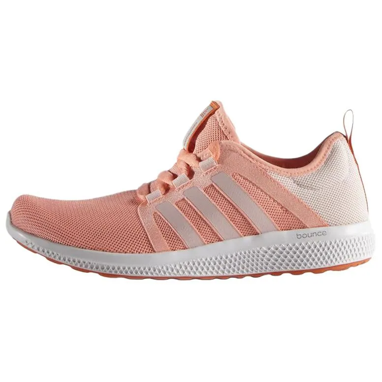 Adidas Bounce Slip Resistant Abrasion Resistant Low top Casual Running Shoes Women's Pink