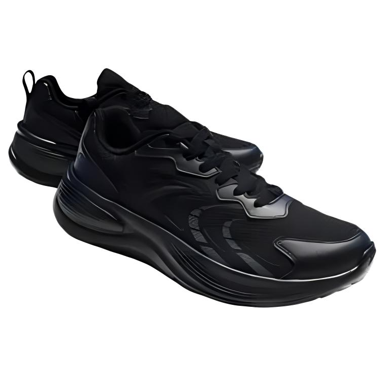 Anta Racing Comfortable And Trendy Cushioning Slip Resistant Abrasion Resistant Low top Running Shoes Men’s Black